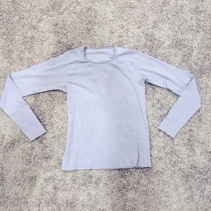 Lululemon long sleeve shirt with perforations